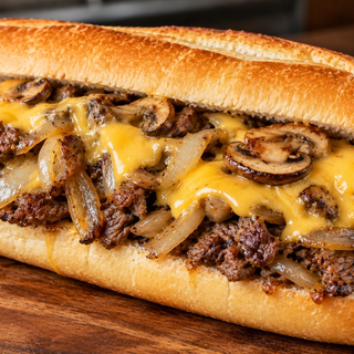 Mushroom & Onion Cheesesteak